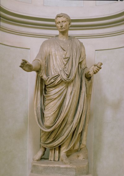 Emperor Augustus (63 BC-14 AD) by Roman